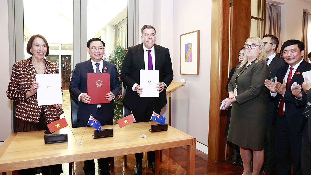 Một số hình ảnh Chủ tịch Quốc hội Vương Đình Huệ thăm chính thức Australia