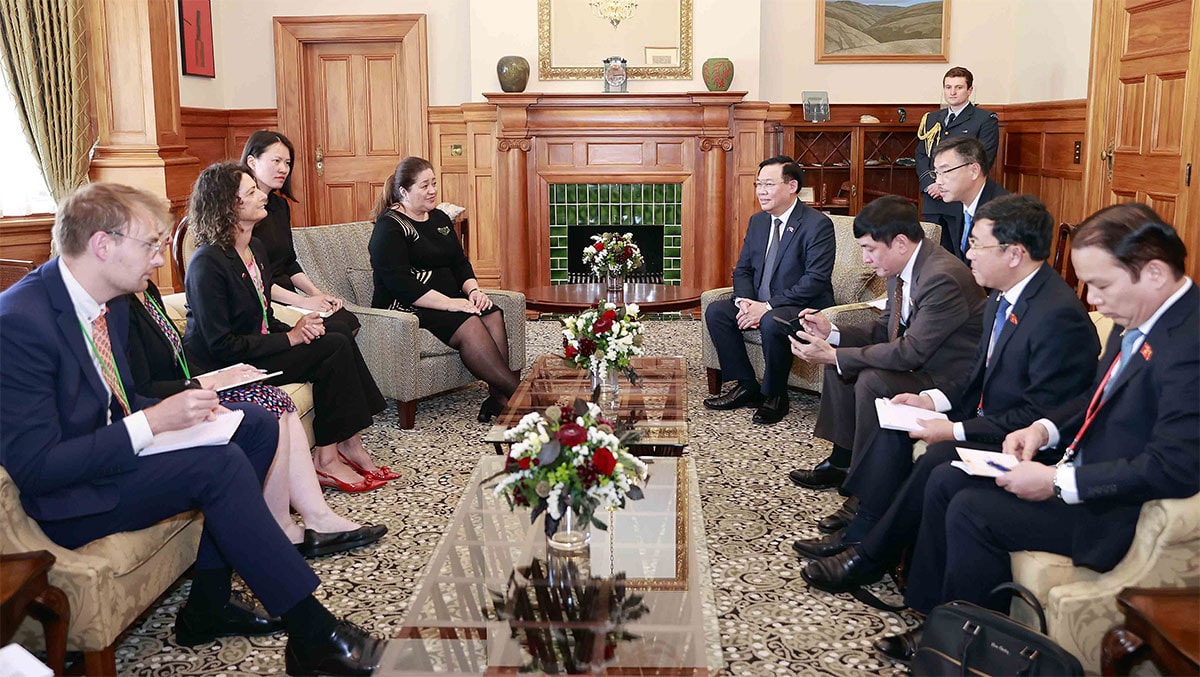Toàn cảnh Chủ tịch Quốc hội Vương Đình Huệ thăm chính thức New Zealand