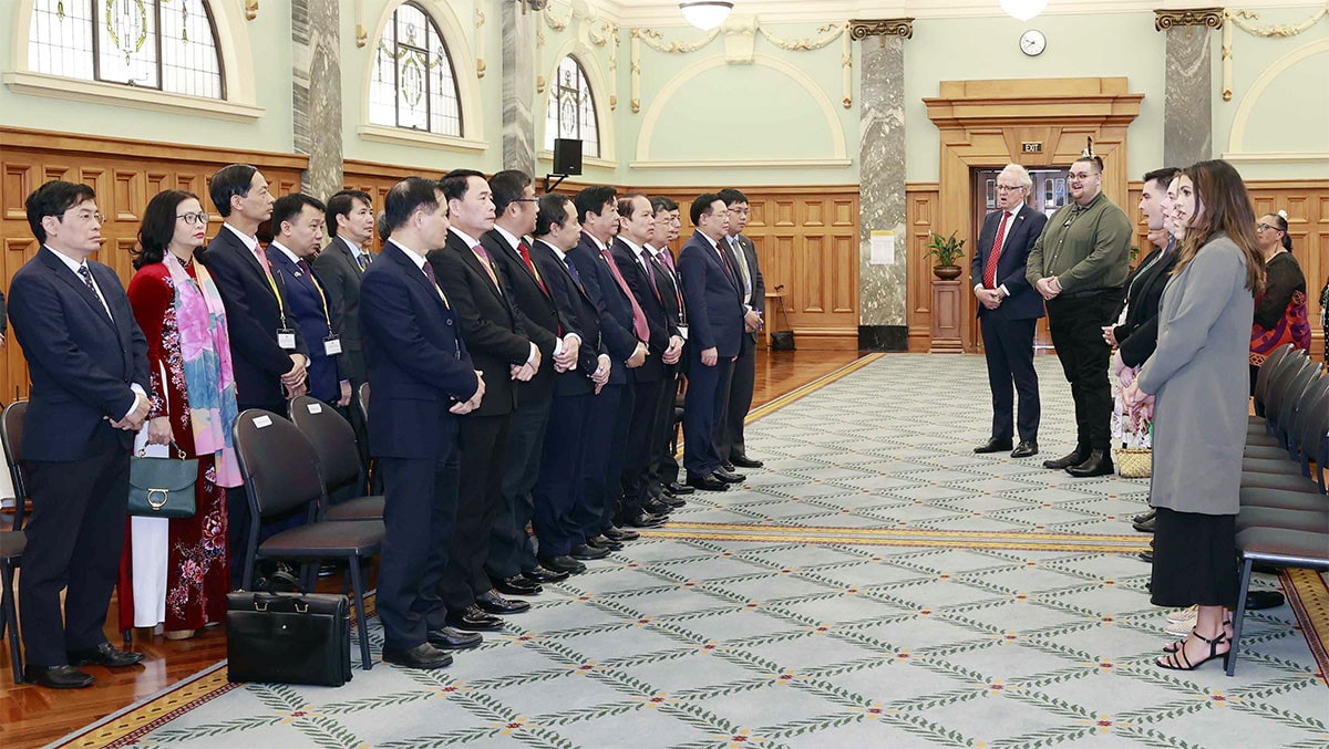 Toàn cảnh Chủ tịch Quốc hội Vương Đình Huệ thăm chính thức New Zealand