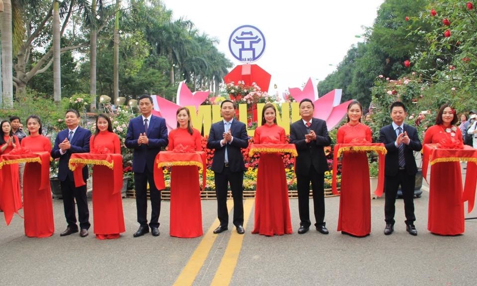 Khai mạc Lễ hội hoa Mê Linh và Festival nông sản, sản phẩm OCOP Hà Nội -0