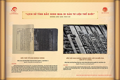 Lịch sử tỉnh Bắc Ninh qua di sản tư liệu thế giới -0