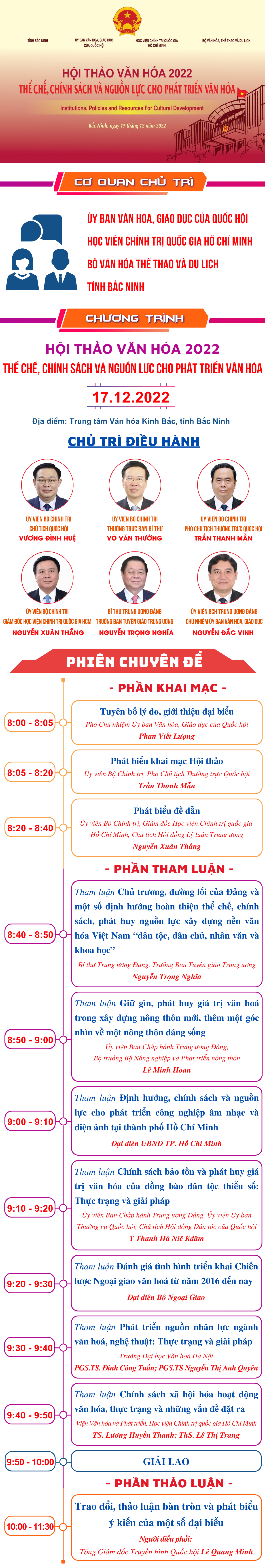 Chương trình Hội thảo văn hóa 2022 -0
