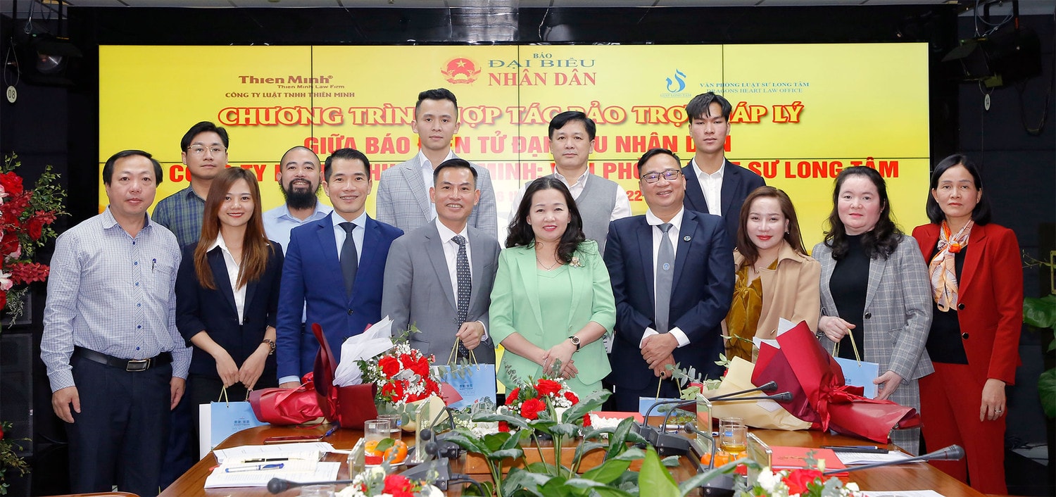 Báo Đại biểu Nhân dân ký kết hợp tác Bảo trợ pháp lý với Công ty Luật TNHH Thiên Minh và Văn phòng Luật Long Tâm -0