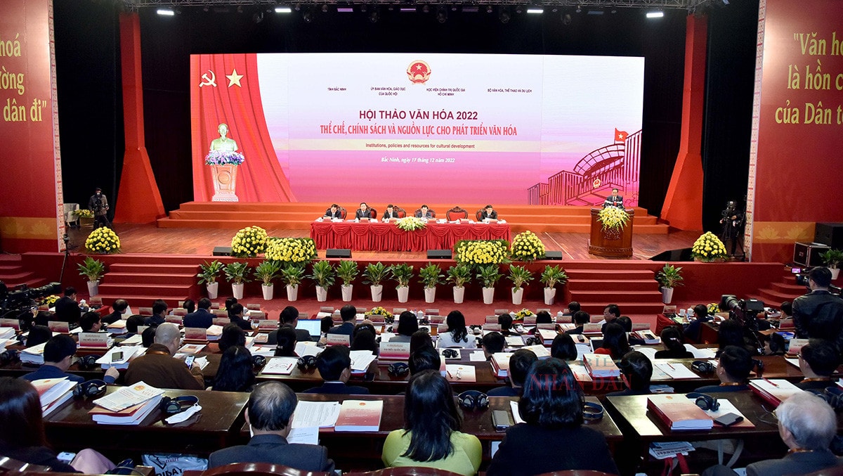 Tìm giải pháp nâng cao hiệu quả thể chế hóa các chủ trương của Đảng, chính sách, pháp luật của Nhà nước về phát triển văn hóa -1