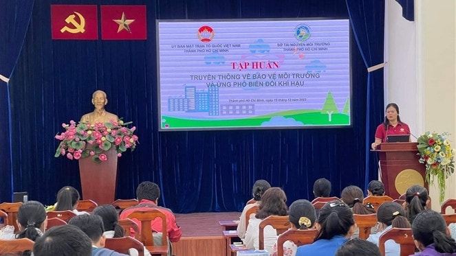 Toàn cảnh lớp tập huấn. Ảnh: BH