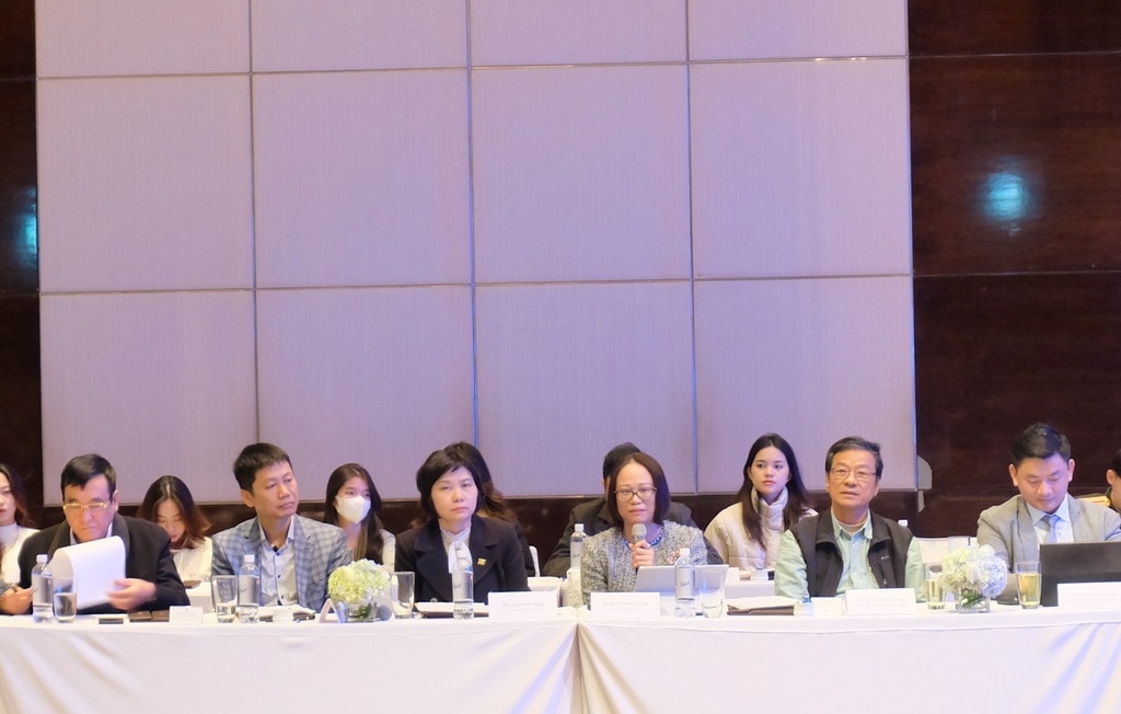 Phó Cục trưởng Cục Báo chí, Bộ Thông tin và Truyền thông, Mai Hương Giang phát biểu tại Hội thảo Báo chí đăng tải thông tin tiêu cực, nên hay không? -2