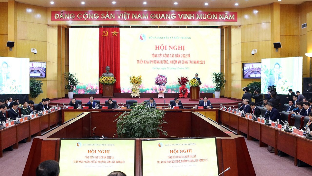 Bộ Tài nguyên và Môi trường tổ chức Hội nghị triển khai công tác năm 2023 -3
