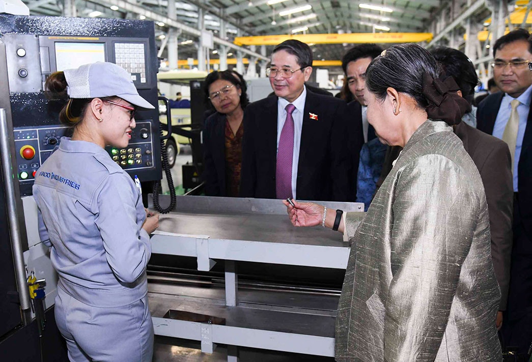Phó Chủ tịch Quốc hội Nguyễn Đức Hải, Phó Thủ tướng Campuchia Men Sam An thăm, làm việc với Tập đoàn Thaco -0