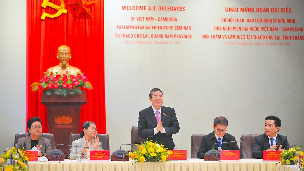 Phó Chủ tịch Quốc hội Nguyễn Đức Hải, Phó Thủ tướng Campuchia Men Sam An thăm, làm việc với Tập đoàn Thaco -0