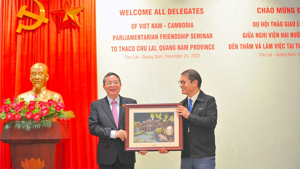 Phó Chủ tịch Quốc hội Nguyễn Đức Hải, Phó Thủ tướng Campuchia Men Sam An thăm, làm việc với Tập đoàn Thaco -0