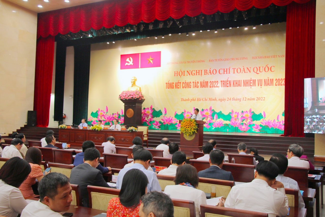 Hội nghị báo chí toàn quốc tổng kết công tác năm 2022, triển khai nhiệm vụ năm 2023