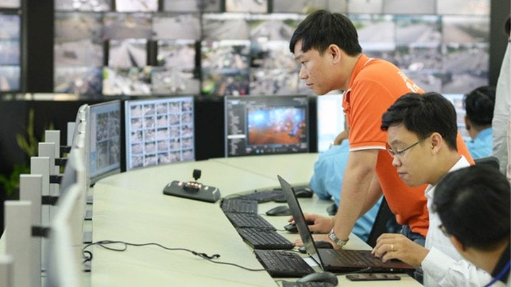Phát hiện, xử lý nhiều trường hợp vi phạm về bảo vệ môi trường qua camera giám sát. Nguồn: ITN