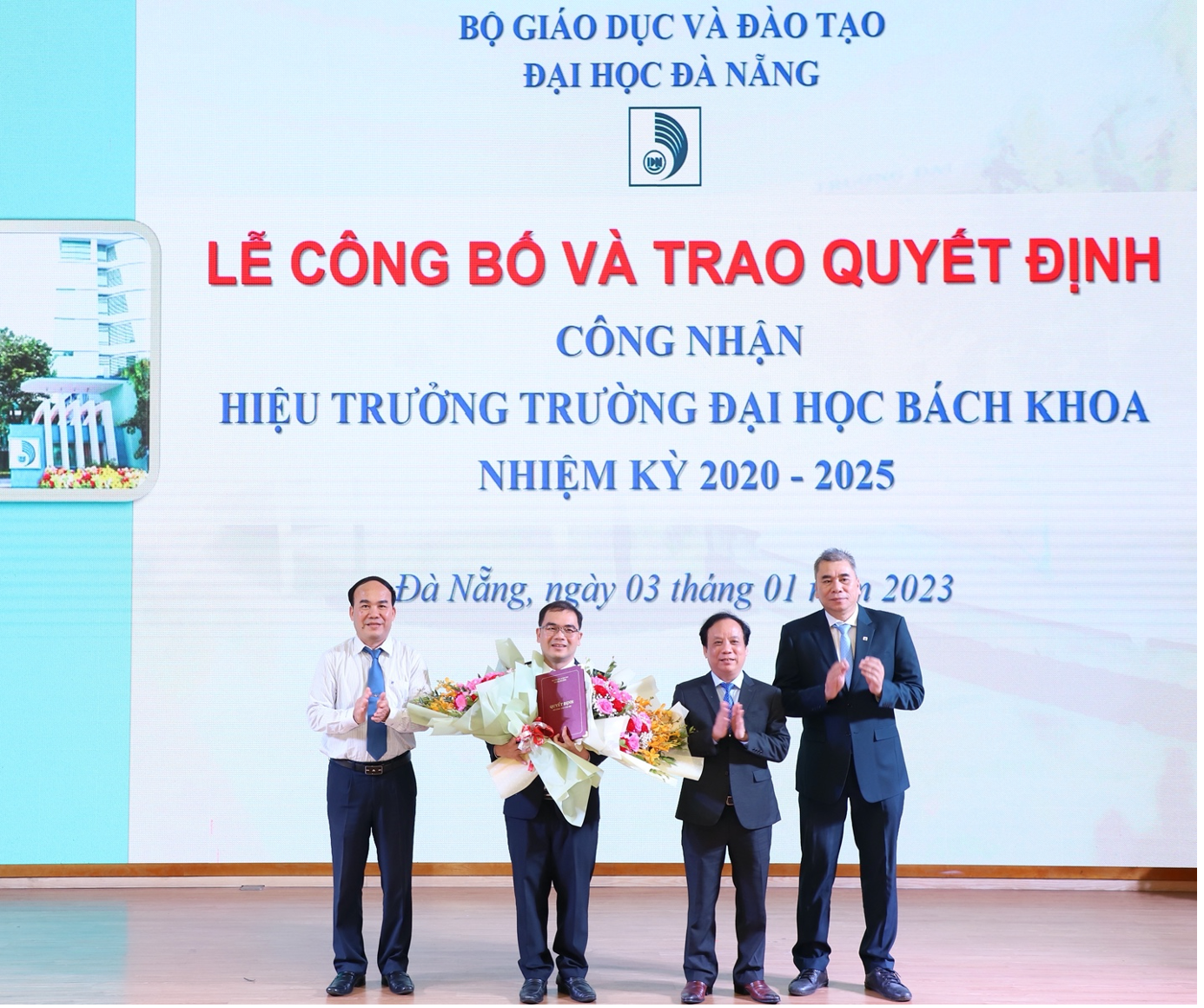 Trường ĐH Bách khoa- Đại học Đà Nẵng có hiệu trưởng mới -0