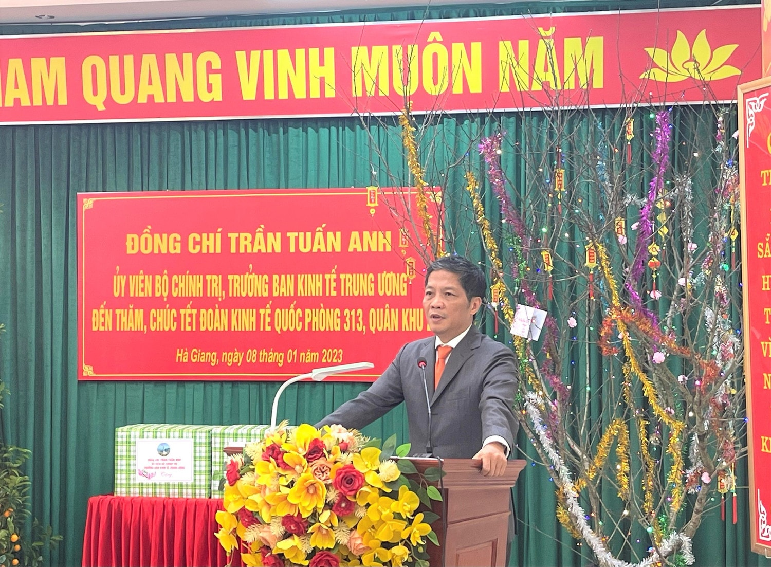 Trưởng Ban Kinh tế Trung ương Trần Tuấn Anh thăm, chúc tết tại Hà Giang -0