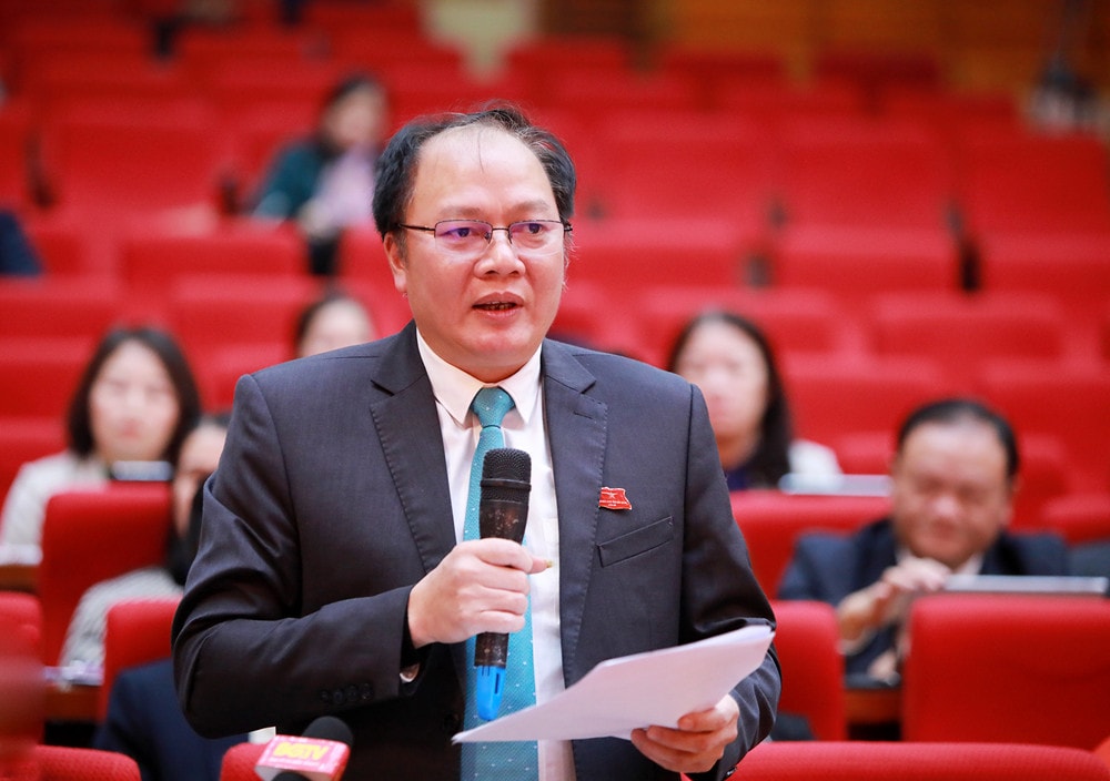 Đại biểu thảo luận tại Kỳ họp thứ 9, HĐND tỉnh Bắc Giang về lĩnh vực giáo dục - đào tạo