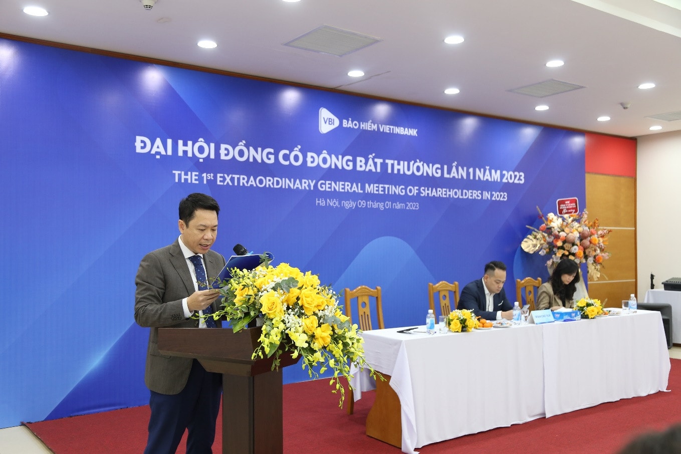 Bảo hiểm VietinBank - VBI tổ chức Đại hội đồng cổ đông bất thường lần 1 năm 2023 -0