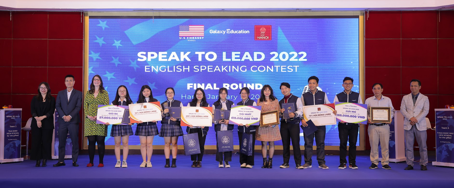 Trường THPT chuyên Phan Bội Châu đoạt giải quán quân cuộc thi hùng biện tiếng Anh “Speak to Lead” -0