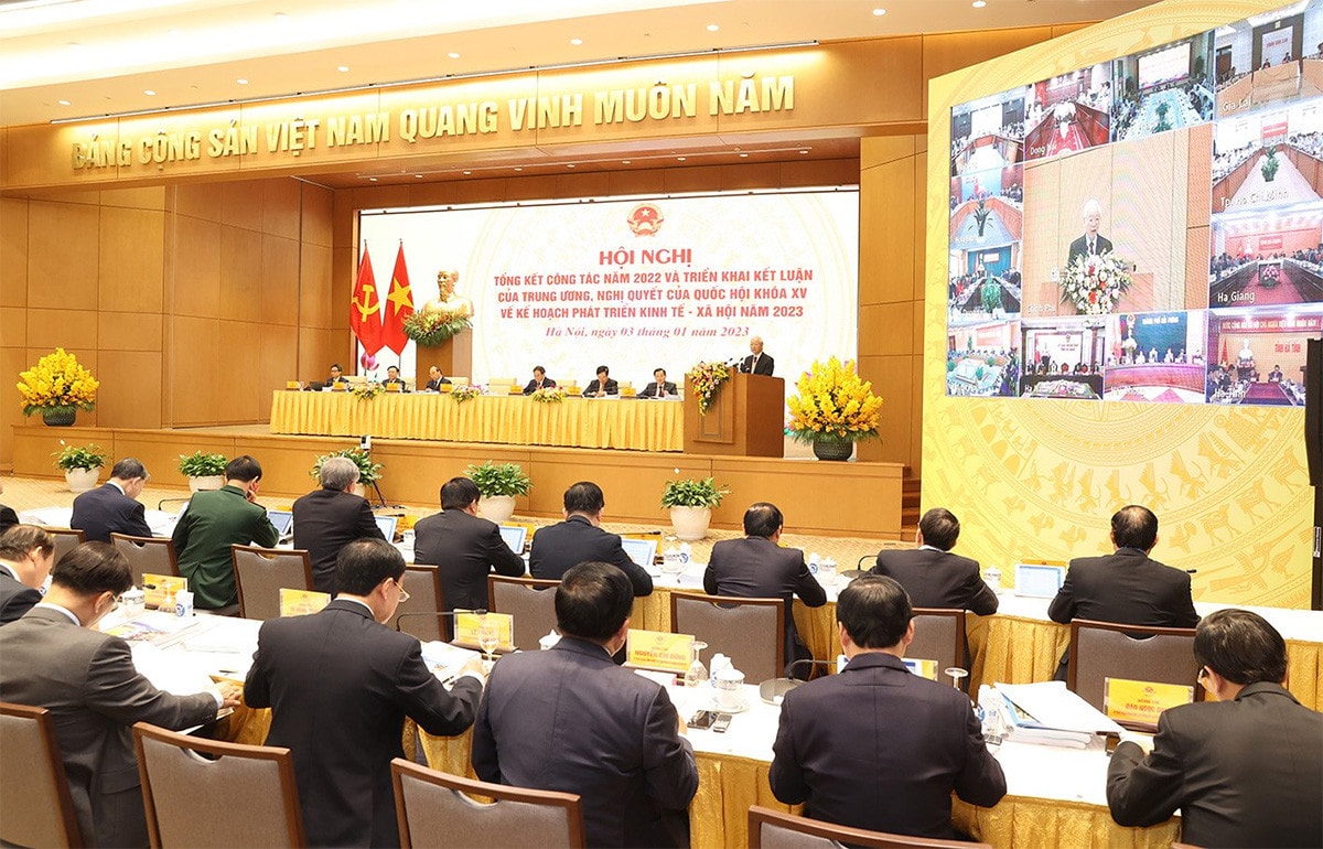 Động lực to lớn đưa đất nước bước vào năm 2023, tiếp tục phát triển nhanh và bền vững -0