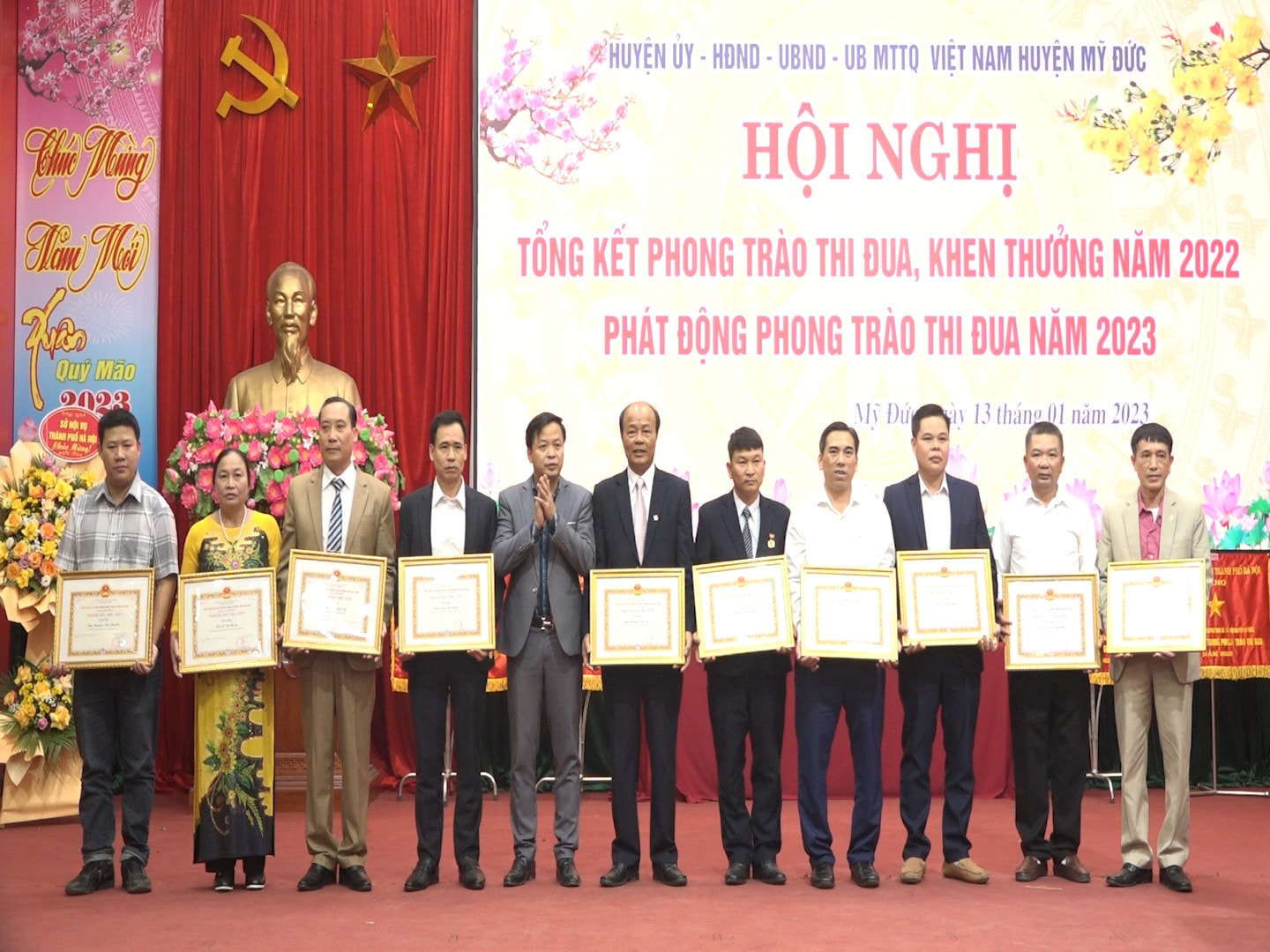 Mỹ Đức: Phát động phong trào thi đua yêu nước năm 2023