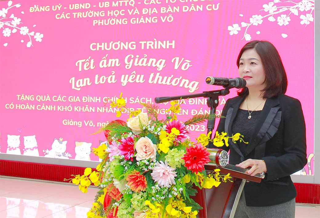 Tết ấm Giảng Võ, lan tỏa yêu thương -0
