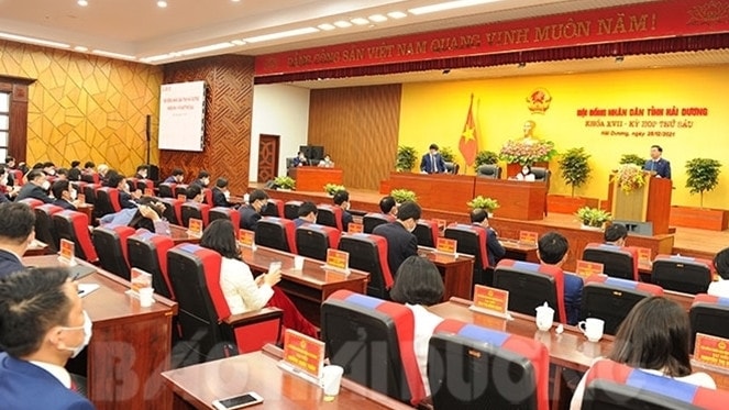 Kỳ họp thứ 6 HĐND tỉnh Hải Dương khóa XVII (kỳ họp chuyên đề)