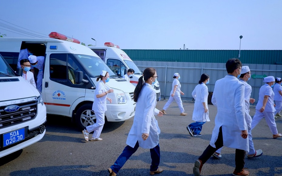 TP. Hồ Chí Minh diễn tập chống biến chủng Covid-19 mới dịp Tết