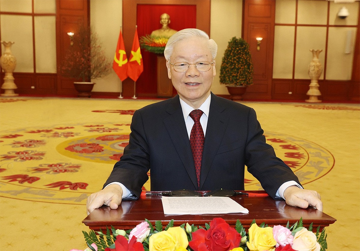 LỜI CHÚC TẾT XUÂN QUÝ MÃO - 2023 CỦA TỔNG BÍ THƯ NGUYỄN PHÚ TRỌNG -0