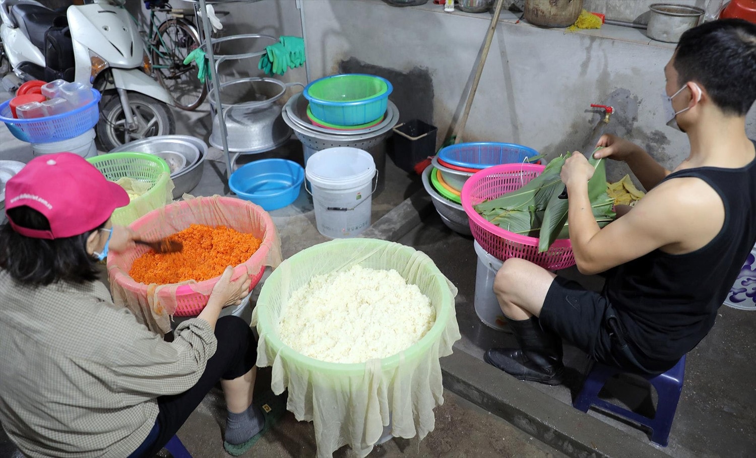 Làng xôi đỏ lửa xuyên Tết để phục vụ nhu cầu lễ bái đầu năm -0