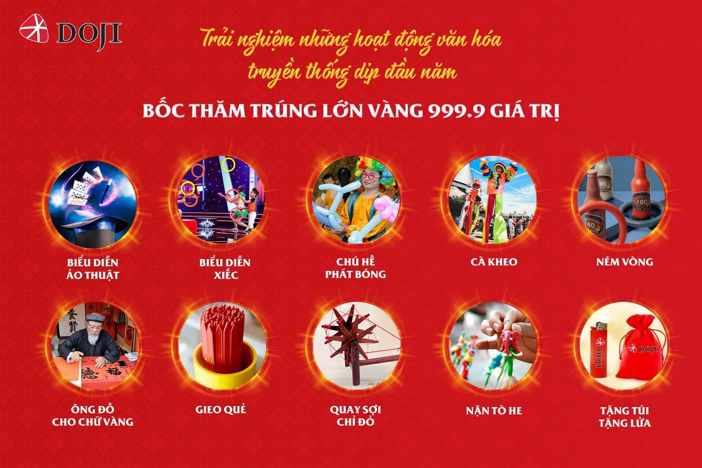 DOJI TỔ CHỨC LỄ HỘI VÀNG – GOLD FESTIVAL 2023 DỊP THẦN TÀI -0