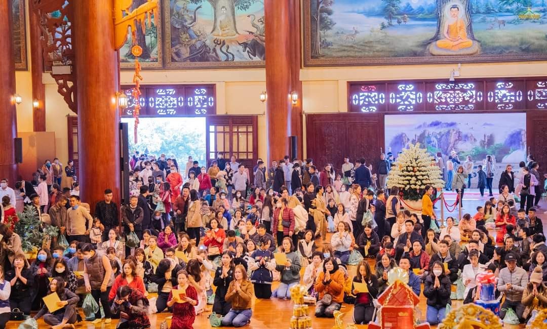Lễ khai hội Xuân chùa Ba Vàng - điểm hẹn văn hóa tâm linh đặc sắc -1