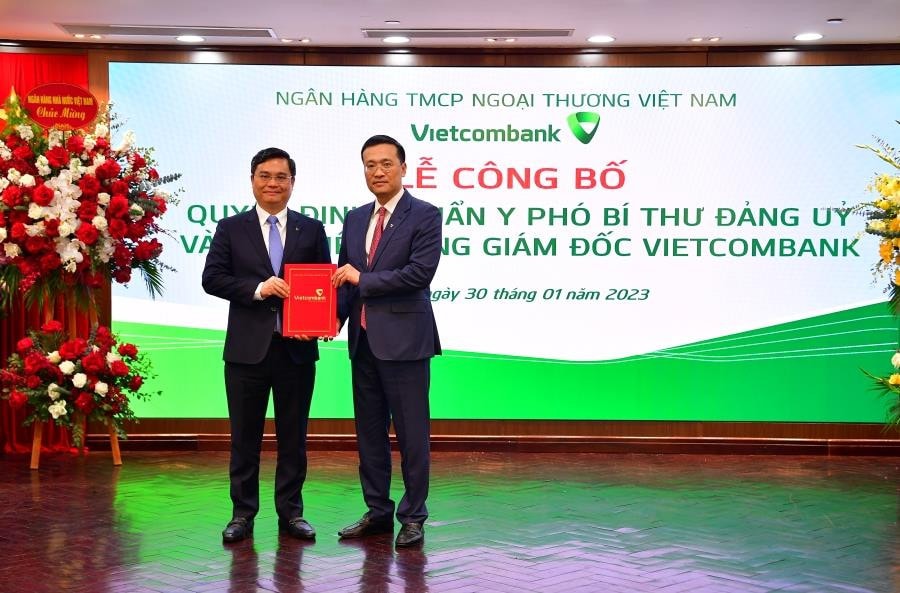 Vietcombank tổ chức Lễ công bố Quyết định chuẩn y Phó Bí thư Đảng ủy và bổ nhiệm Tổng Giám đốc -0
