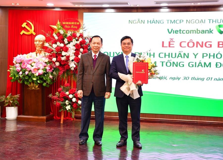 Vietcombank tổ chức Lễ công bố Quyết định chuẩn y Phó Bí thư Đảng ủy và bổ nhiệm Tổng Giám đốc -0