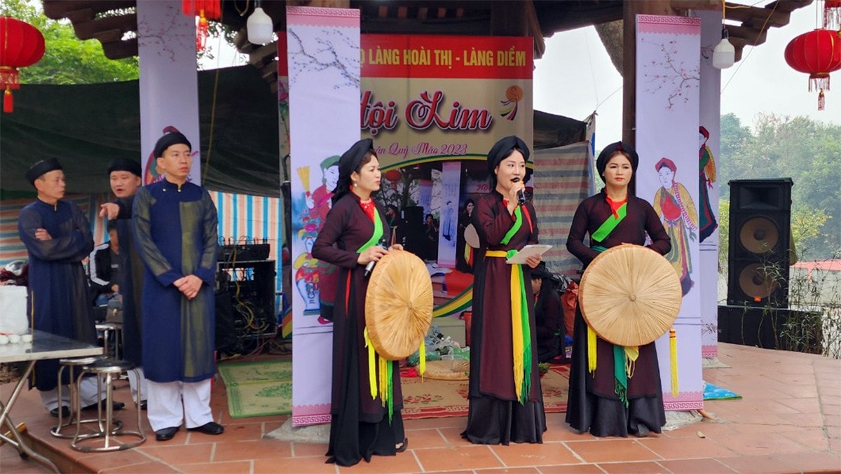 Chùm ảnh không khí khai lễ hội Lim 2023