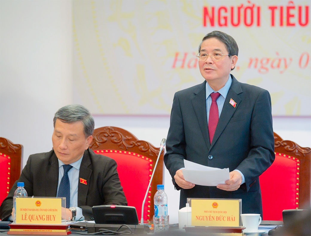 Phó Chủ tịch Quốc hội Nguyễn Đức Hải dự Hội thảo lấy ý kiến hoàn thiện dự án Luật Bảo vệ quyền lợi người tiêu dùng (sửa đổi) -0