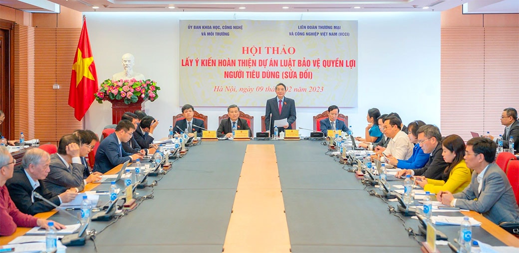 Phó Chủ tịch Quốc hội Nguyễn Đức Hải dự Hội thảo lấy ý kiến hoàn thiện dự án Luật Bảo vệ quyền lợi người tiêu dùng (sửa đổi) -0