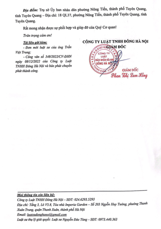 Vụ người dân thắng kiện UBND TP Tuyên Quang: Phường Nông Tiến có né tránh trách nhiệm xác nhận nguồn gốc đất và cung cấp thông tin?