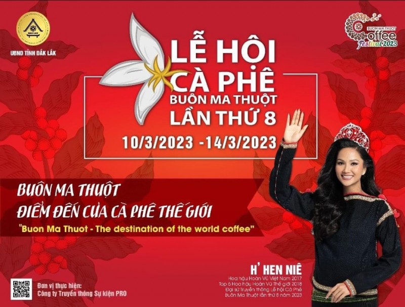 Hoa hậu H’Hen Nie làm đại sứ Lễ hội Cà phê Buôn Ma Thuột lần thứ 8 năm 2023 -0