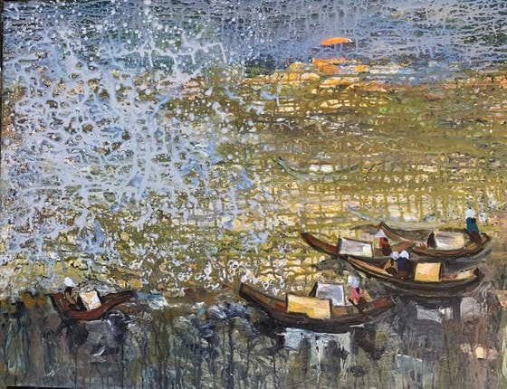 Họa sĩ Ngô Thành Nhân với 