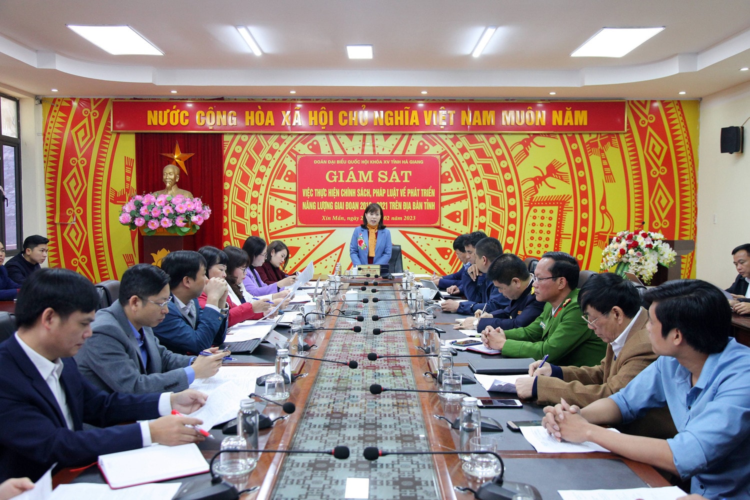 Đoàn ĐBQH tỉnh Hà Giang giám sát về việc thực hiện chính sách, pháp luật về phát triển năng lượng giai đoạn 2016 – 2021 -0