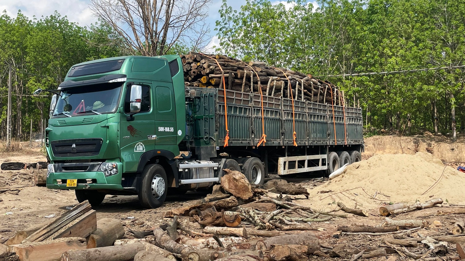 Gia Lai: Liên tiếp phát hiện nhiều vụ phá rừng, vận chuyển cây rừng trái phép -0
