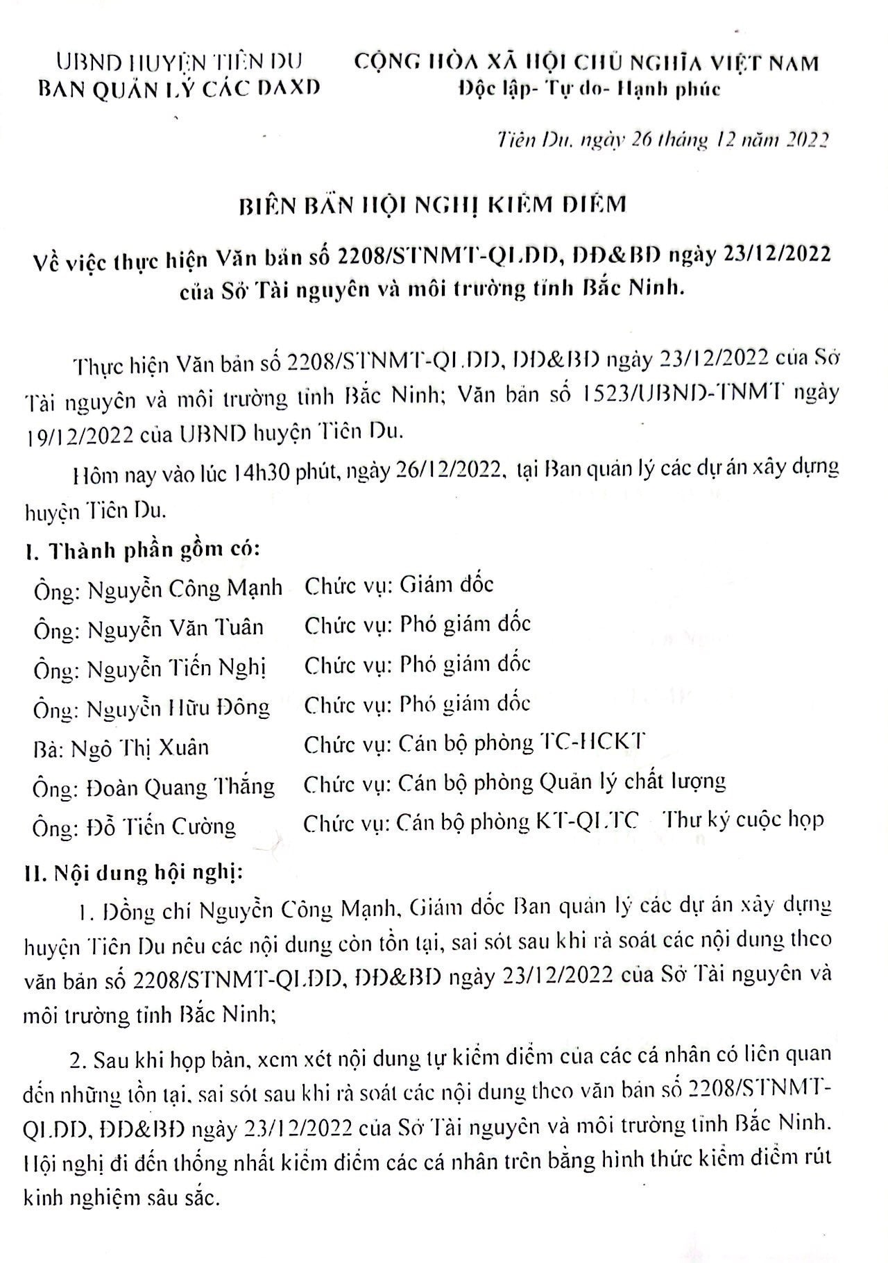 Bắc Ninh: kiểm điểm 3 cá nhân trong vụ dự án trăm tỷ chưa chuyển đổi mục đích sử dụng đất đã làm xong