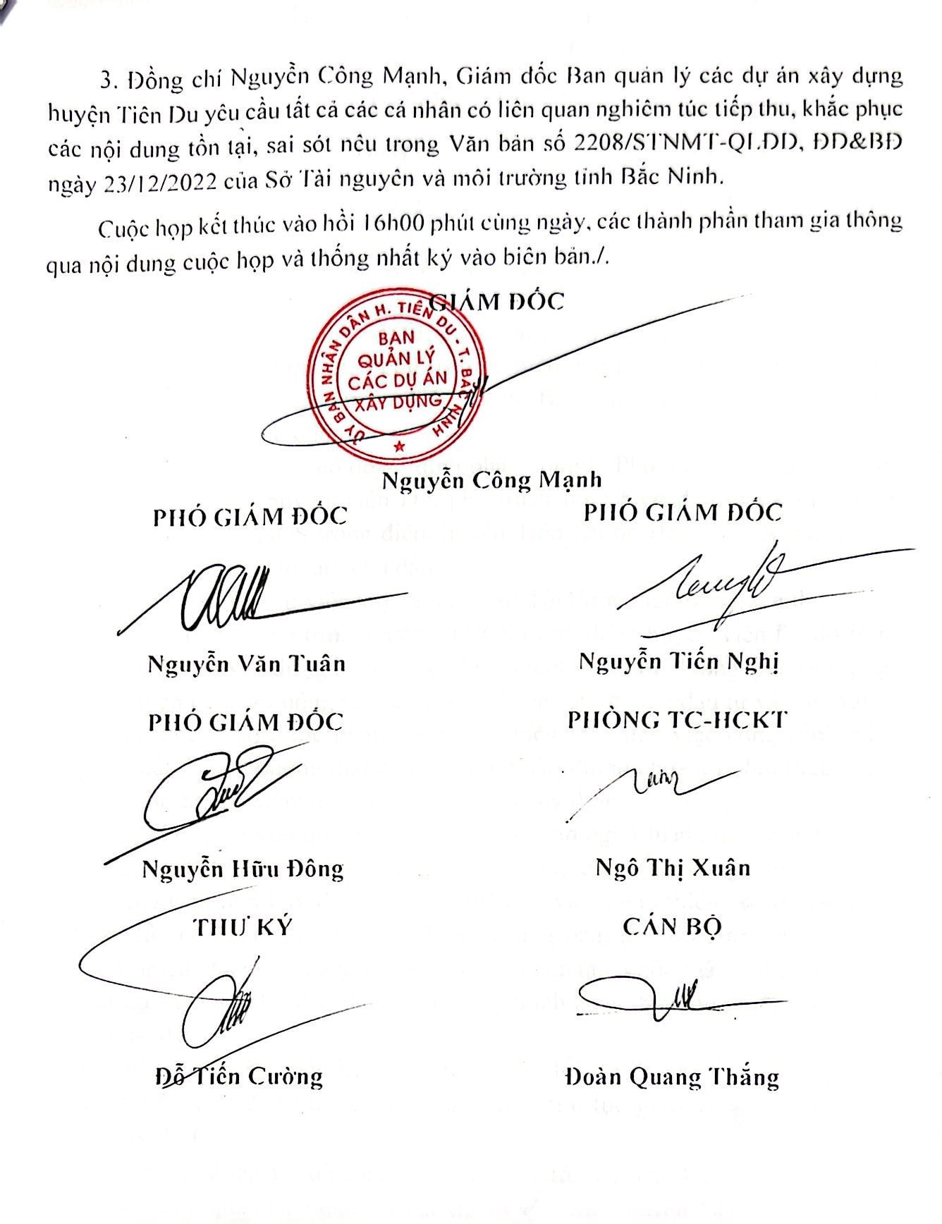 Bắc Ninh: kiểm điểm 3 cá nhân trong vụ dự án trăm tỷ chưa chuyển đổi mục đích sử dụng đất đã làm xong