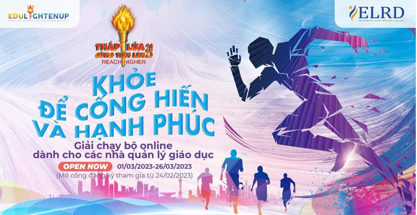 Giải chạy “khoẻ để cống hiến và hạnh phúc” dành cho các nhà quản lý giáo dục -0