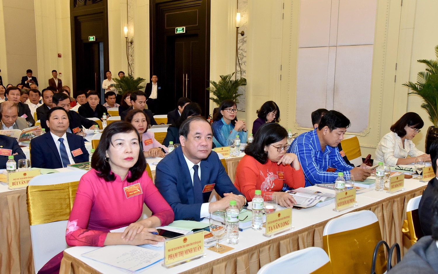 Đại biểu tham dự Hội nghị toàn quốc Tổng kết công tác HĐND các tỉnh, thành phố năm 2022, triển khai nhiệm vụ năm 2023 - ảnh LÂM HIỂN