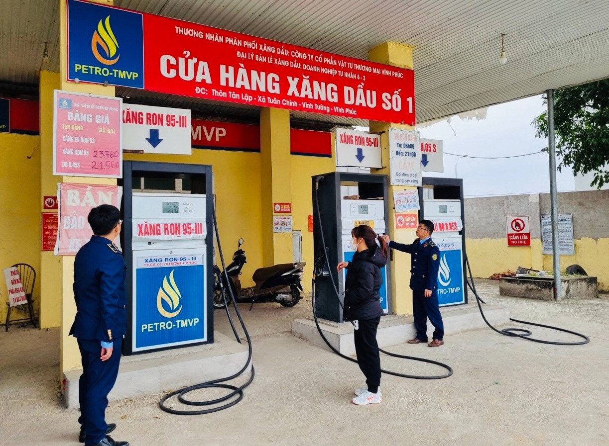 Vĩnh Phúc: Một cây xăng bị xử phạt 80 triệu đồng -0