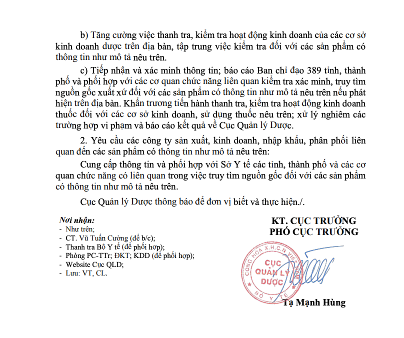 Bộ Y tế cảnh báo nhiều loại thuốc phổ biến bị làm giả -0