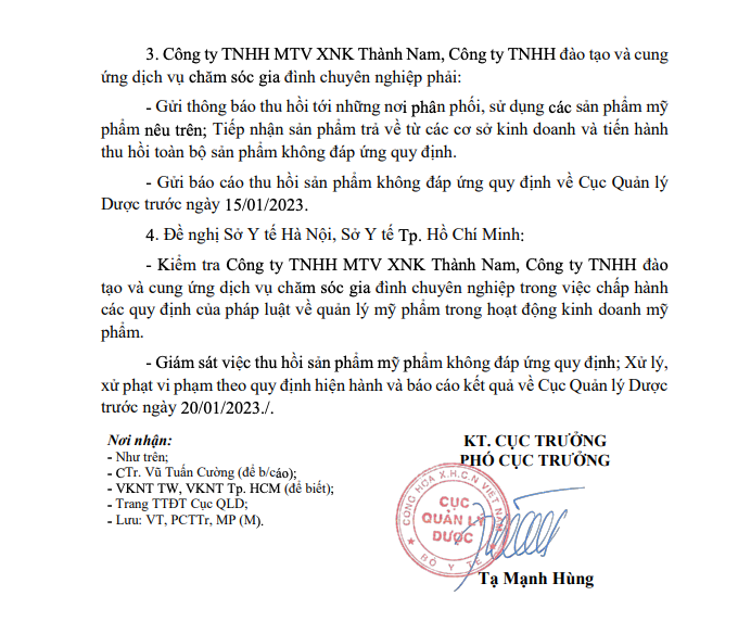 Bộ Y tế yêu cầu thu hồi hàng loạt sản phẩm mỹ phẩm Bioderma trên toàn quốc -0