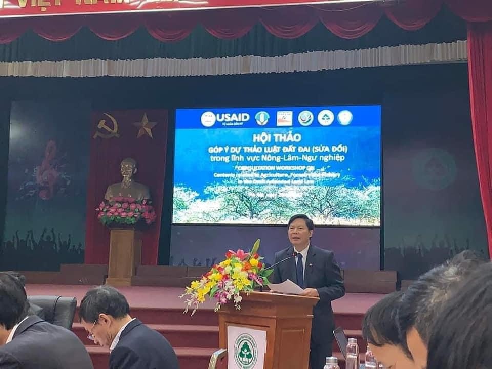 Góp ý Dự thảo Luật Đất đai (sửa đổi) trong lĩnh vực nông, lâm và ngư nghiệp -0