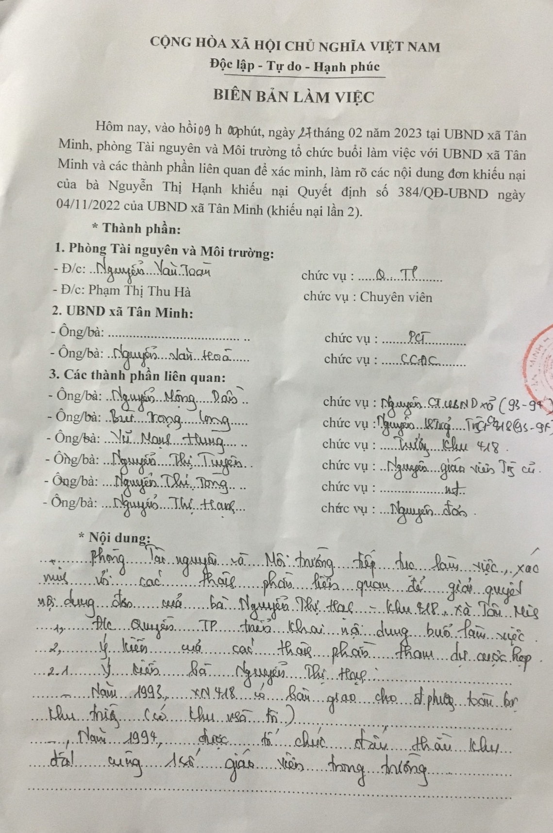 Vụ người dân trúng đấu giá, gặp khó khi đi xin “sổ đỏ”: “Bảo kiếm” trong tay huyện Sóc Sơn -0