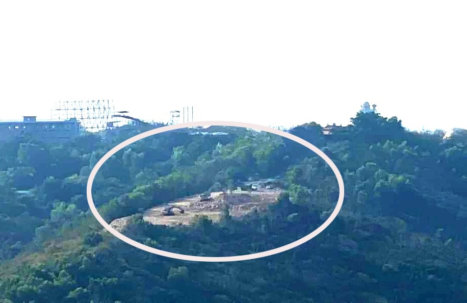 Công ty Cáp treo Vũng Tàu bất chấp pháp luật, ngang nhiên san bằng đỉnh Núi Lớn -0